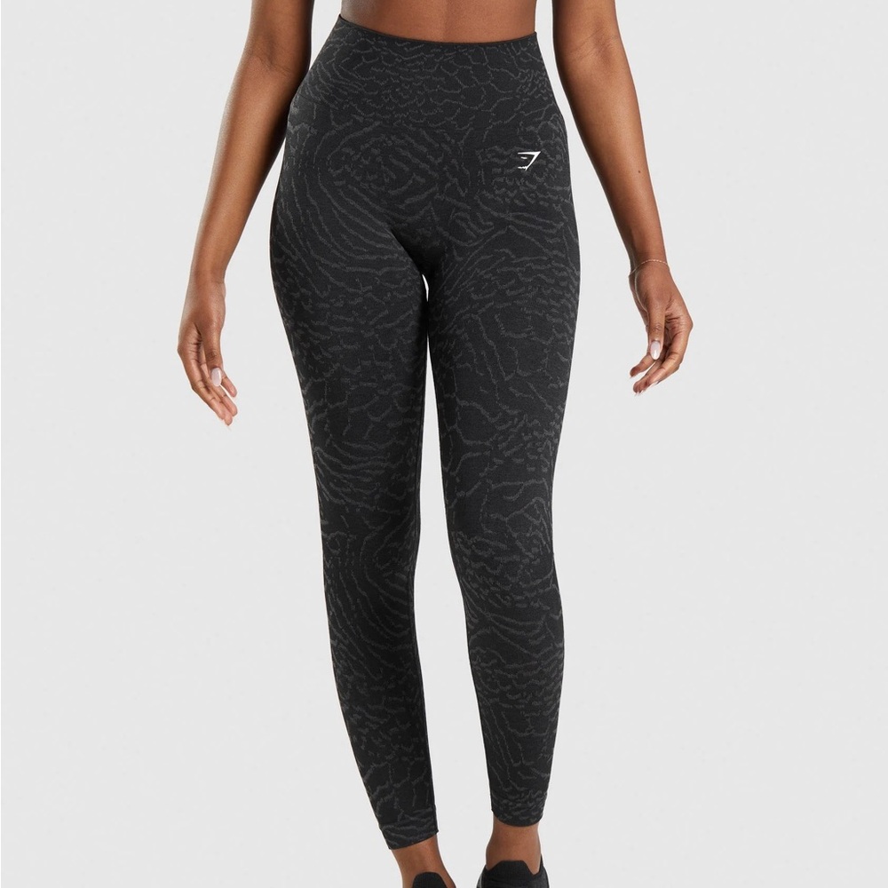 Gymshark Adapt Animal seamless leggings, black